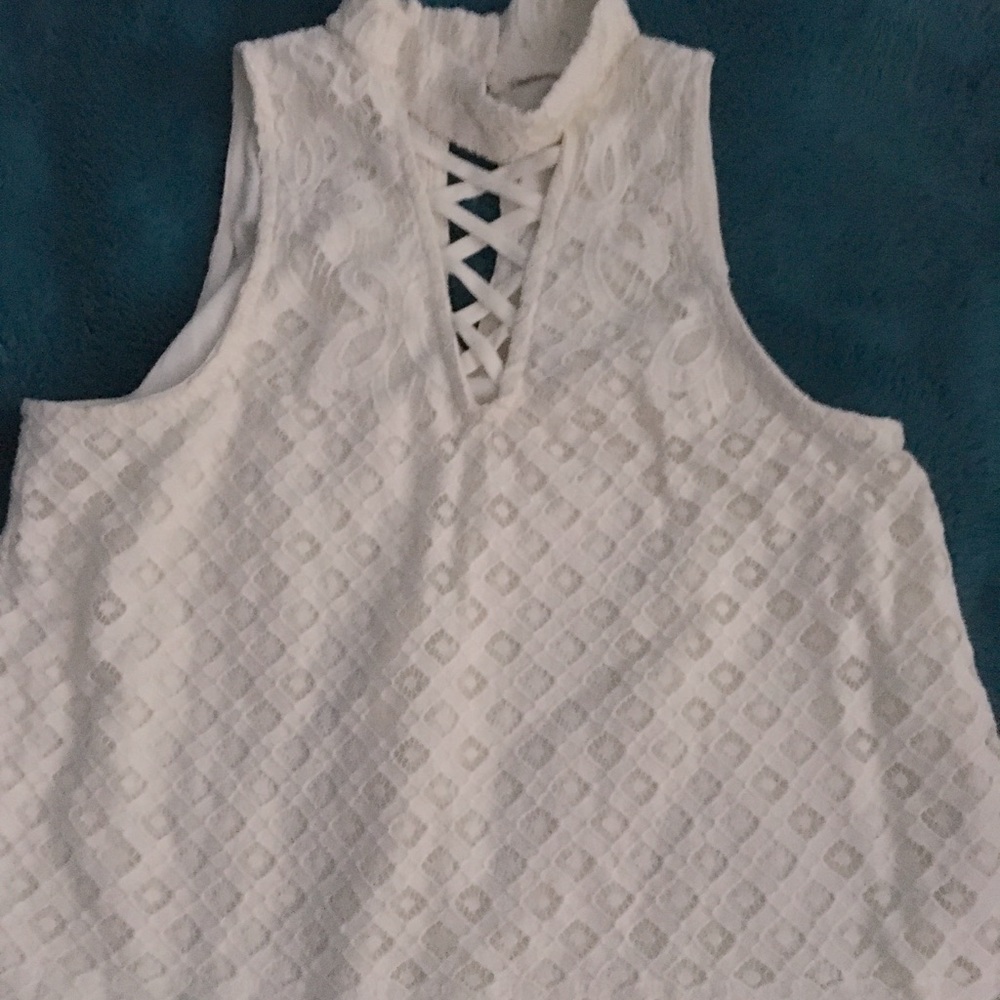 Simple cream blouse
